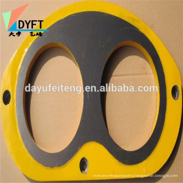 China cifa kyokuto ihi concrete pump wear plate /spectacle and cutting ring